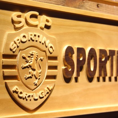 Lisbon Sporting Clube de Portugal Wood Sign neon sign LED