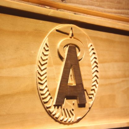 Los Angeles Angels of Anaheim 1986-1992 Logo Wood Sign - Legacy Edition neon sign LED