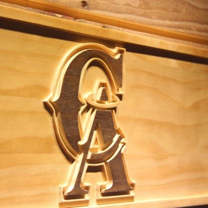 Los Angeles Angels of Anaheim 1995-1996 Logo Wood Sign - Legacy Edition neon sign LED