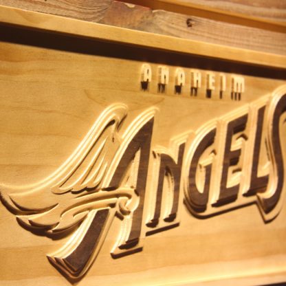 Los Angeles Angels of Anaheim 1997-2001 Logo Wood Sign - Legacy Edition neon sign LED