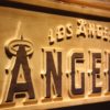 Los Angeles Angels of Anaheim Wood Sign
