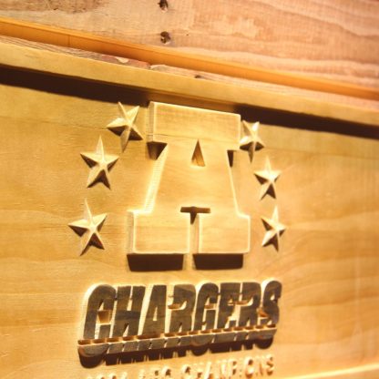 Los Angeles Chargers 1994 AFC Champions Wood Sign - Legacy Edition neon sign LED