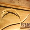 Los Angeles Chargers Split Wood Sign