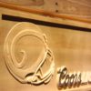 Los Angeles Rams Coors Light Helmet Wood Sign