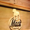 Mack Old Logo Wood Sign