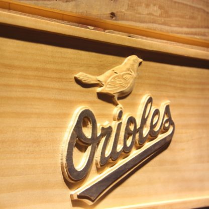 Baltimore Orioles 8 Wood Sign neon sign LED