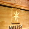 Maersk Wood Sign