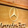 Mercedes Benz Wood Sign