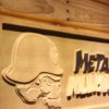 Metal Mulisha Skull Logo Wood Sign