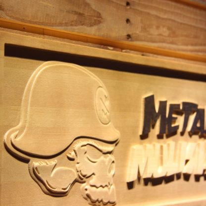 Metal Mulisha Skull Logo Wood Sign neon sign LED