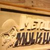 Metal Mulisha Wordmark Wood Sign