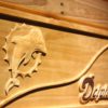 Miami Dolphins Split Wood Sign - Legacy Edition