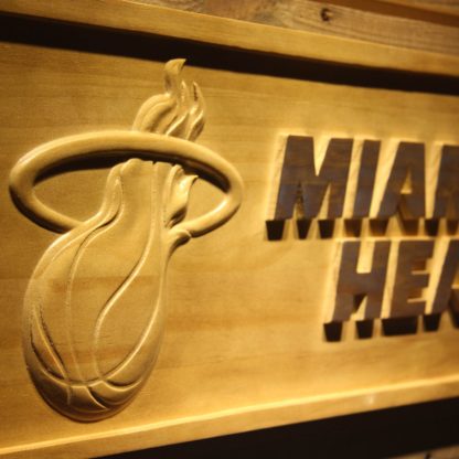 Miami Heat Wood Sign neon sign LED