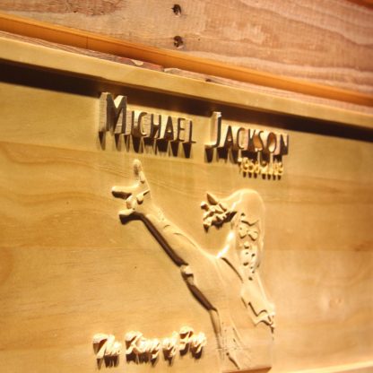 Michael Jackson 1958-2009 Wood Sign neon sign LED