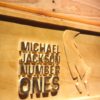 Michael Jackson Number Ones Wood Sign