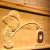 Michigan Wolverines Calvin vs Buckeyes Wood Sign