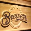 Milwaukee Brewers Wood Sign