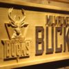 Milwaukee Bucks Wood Sign - Legacy Edition