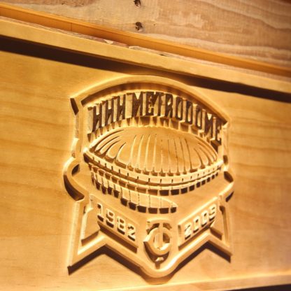 Minnesota Twins HHH Metrodome Logo Wood Sign - Legacy Edition neon sign LED