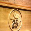 Minnesota Vikings 25th Anniversary Logo Wood Sign - Legacy Edition