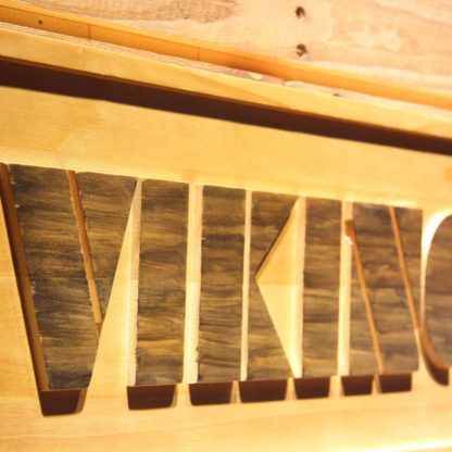 Minnesota Vikings 1982-2003 Wood Sign - Legacy Edition neon sign LED