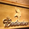 Minnesota Vikings Budweiser Wood Sign