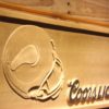 Minnesota Vikings Coors Light Helmet Wood Sign