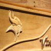Minnesota Vikings Split Wood Sign