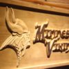 Minnesota Vikings Wood Sign
