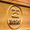 Mobiloil Wood Sign