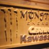 Monster Energy Cernic Kawasaki Wood Sign