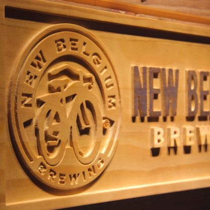 New Belgium Brewing Company Wood Sign neon sign LED
