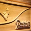 New England Patriots Split Wood Sign