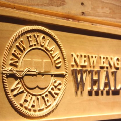 New England Whalers Wood Sign - Legacy Edition neon sign LED