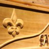 New Orleans Saints Split Wood Sign