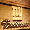 New York Giants Budweiser Wood Sign