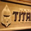 New York Titans Wood Sign
