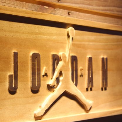 Nike Air Jordan Jumpman Logo 1 Wood Sign neon sign LED