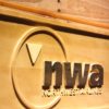 Northwest Airlines Wood Sign