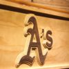 Oakland Athletics A`s Logo Wood Sign