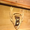 Baltimore Ravens 1996-1998 B Wood Sign - Legacy Edition