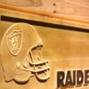 Oakland Raiders Helmet Wood Sign