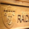 Oakland Raiders Wood Sign
