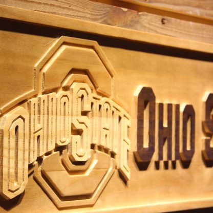 Ohio State Buckeyes Wood Sign neon sign LED