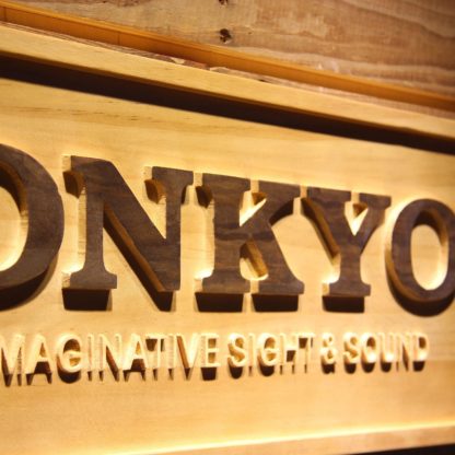 Onkyo Wood Sign neon sign LED