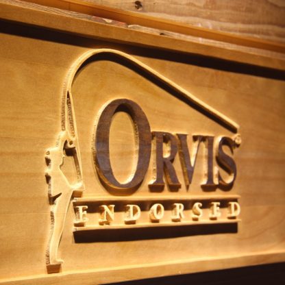 Orvis Endorsed Wood Sign neon sign LED