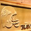 Baltimore Ravens Helmet Wood Sign