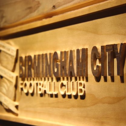 Birmingham City Football Club Wood Sign neon sign LED