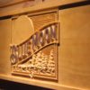 Blue Moon Old Logo Wood Sign