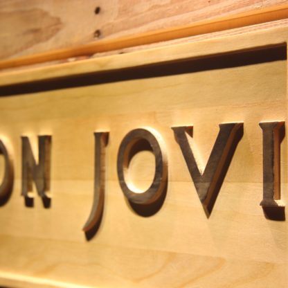 Bon Jovi Wood Sign neon sign LED